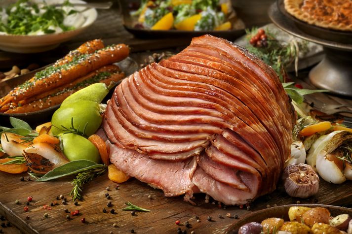 Fjöldi Íslendinga gæðir sér á hamborgarhrygg yfir hátíðarnar.