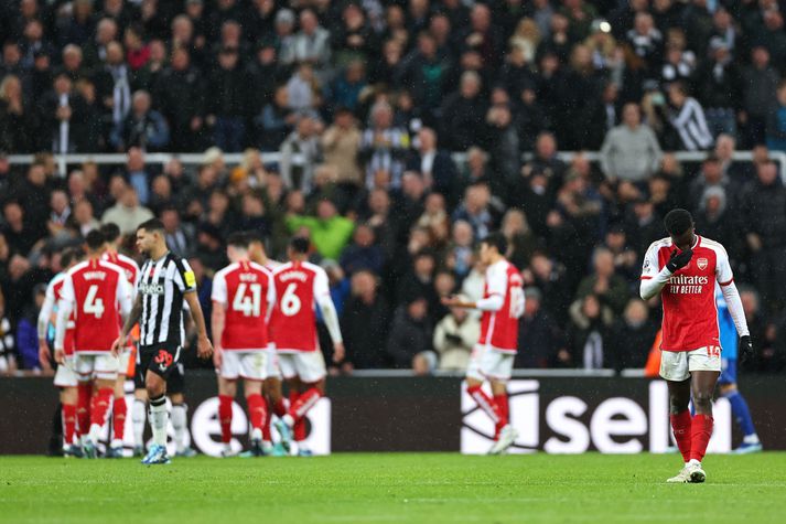 Í leik Arsenal og Newcastle