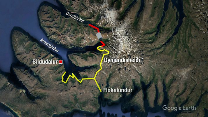 Til stendur að leggja heilsársveg um Dynjandisheiði.