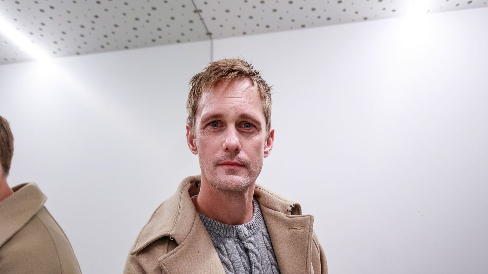 Stöðvaði Skarsgård á leið í kvöld­verð með Björk