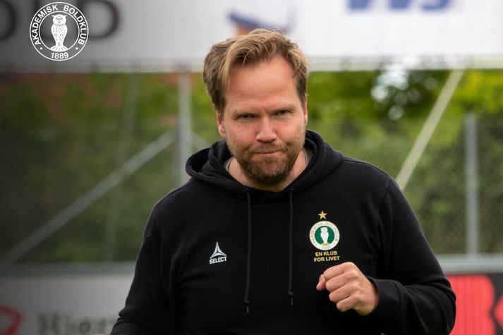Fannar Berg Gunnólfsson er þjálfari AB í Danmörku. Hann tók við starfinu af Jóhannesi Karli Guðjónssyni.