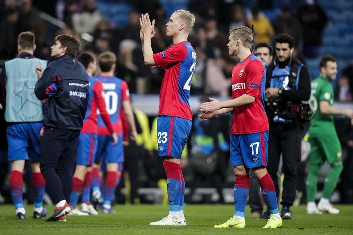 Hörður Björgvin Magnússon og Arnór Sigurðsson hafa verið liðsfélagar hjá CSKA Moskvu síðustu ár.