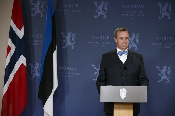 Toomas Hendrik Ilves Eistlandsforseti hefur miklar áhyggjur af þróun mála í austurhluta álfunnar.