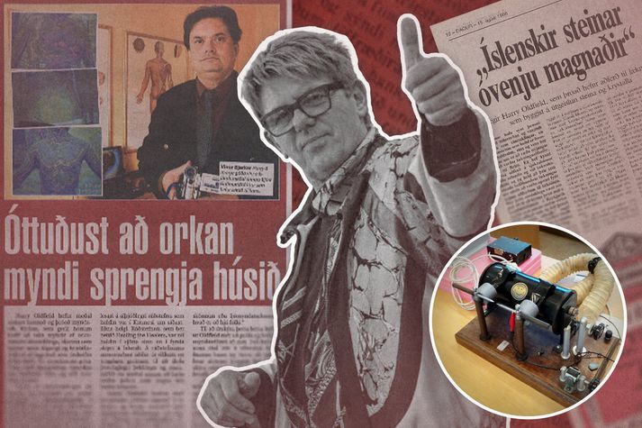 Jakob Frímann hefur áður komið með veðurbreytinn hingað til lands, sem Harry Oldfield hannaði.