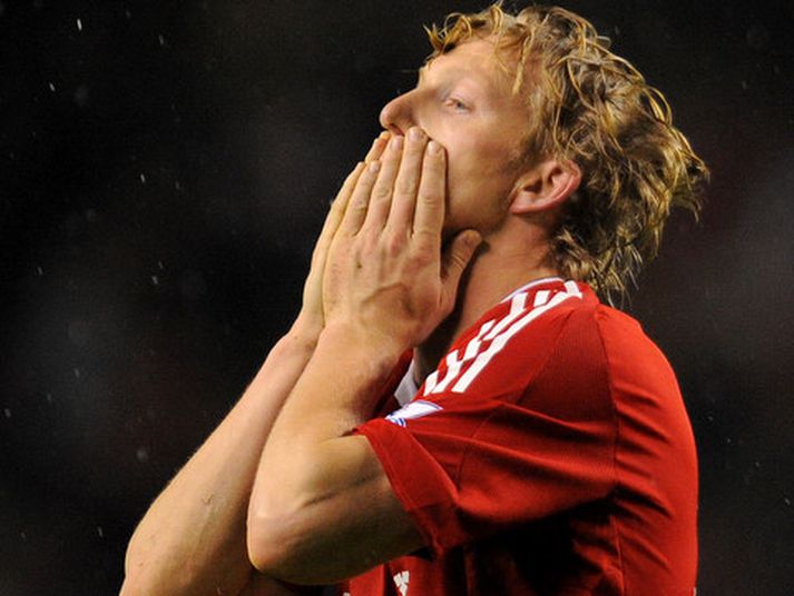 Dirk Kuyt fékk góð færi í Vínarborg í kvöld.