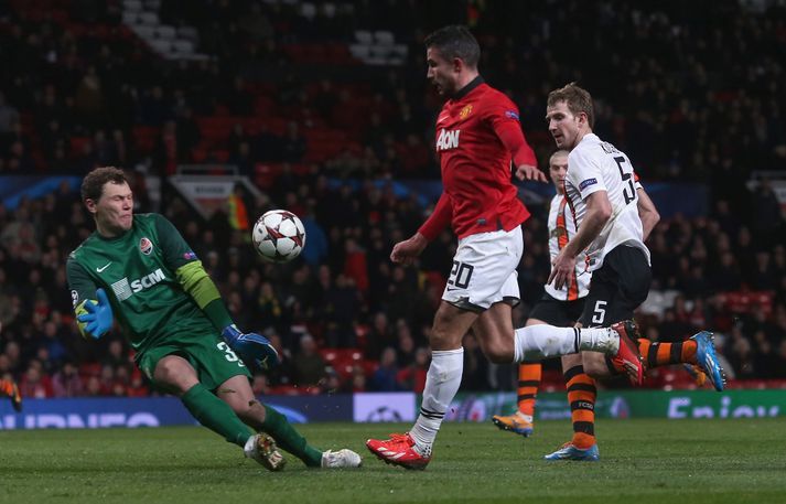 Van Persie í leiknum gegn Shakhtar 10. desember
