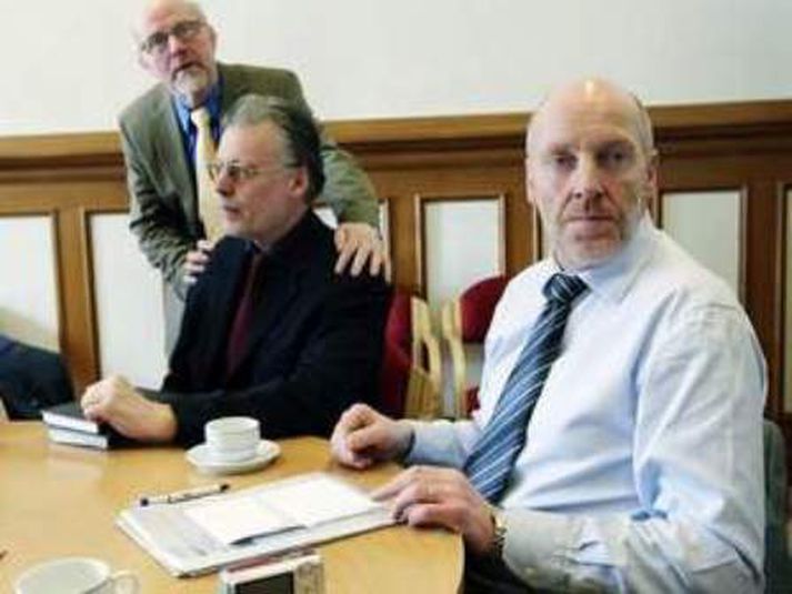 Hér sjást þeir Jón Bjarnason, Ögmundur Jónasson og Steingrímur Jóhann Sigfússon. Margir í VG klóra sér nú í hausnum og leita skýringa á gengi flokksins í kosningunum, sem var langt undir væntingum.