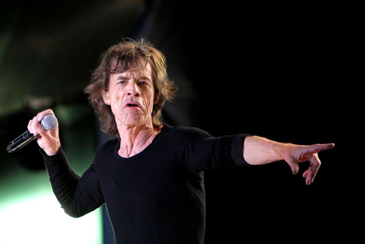 Mick Jagger á tónleikum með Rolling Stones í Portúgal fyrir nokkrum árum.