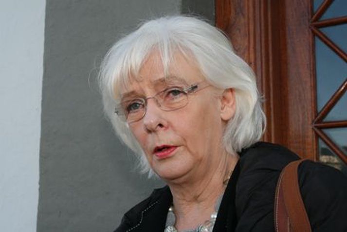 Jóhanna Sigurðardóttir félagsmálaráðherra.