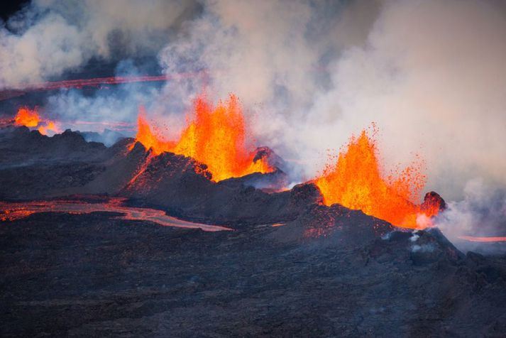 Fyrir nokkrum dögum var Íslandsmetið um 600 míkrógrömm á rúmmetra.