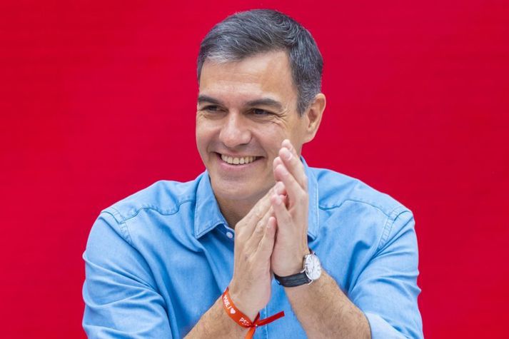 Pedro Sánchez, starfandi forsætisráðherra Spánar, stefnir á enn eina minnihlutastjórnina.