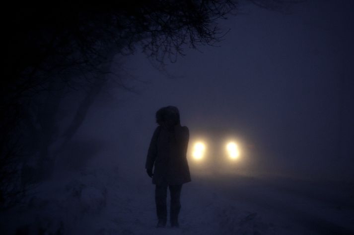 Búist er við skelfilegu veðri næstu sólarhringa. Á norðanverðu landinu verður snjókoma. 