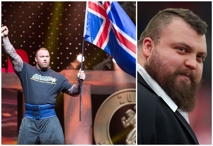 Hafþór Júlíus Björnsson og Eddie Hall hafa ekki verið miklir vinir í gegnum tíðina.