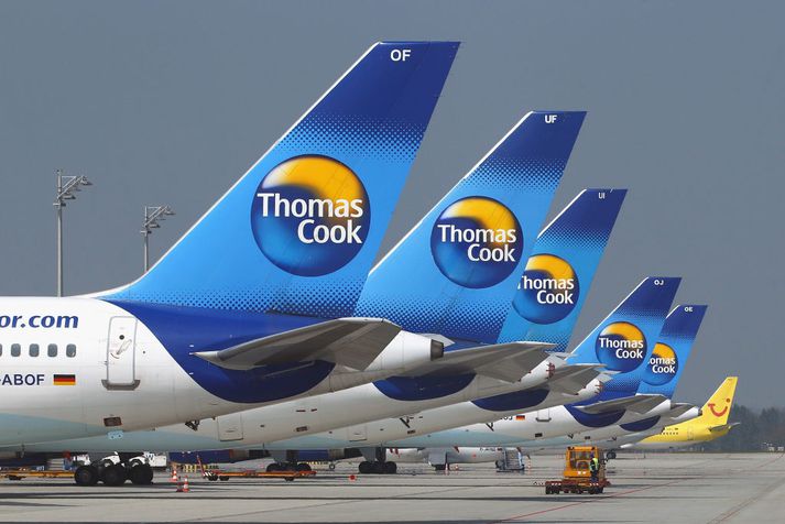 Thomas Cook ferðaþjónustan er gjaldþrota. Áhrif falls félagsins eru farin að láta á sér kræla, meðal annars á Spáni.