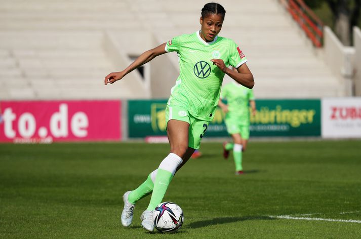 Sveindís Jane Jónsdóttir er á toppnum með Wolfsburg.