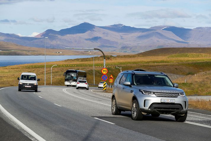 Keyrt er inn í Hvalfjarðargöng. Myndin er úr safni.