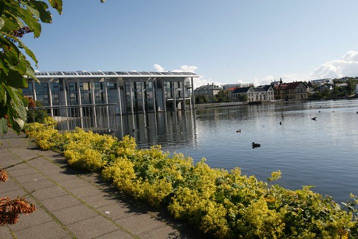 Ráðhúsið í Reykjavíkurborg.