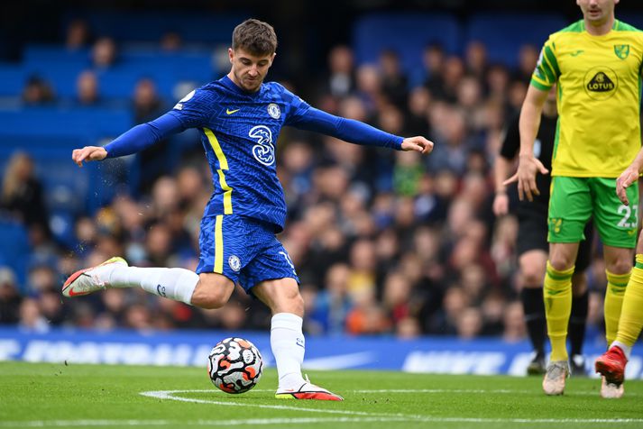 Mason Mount skýtur á markið