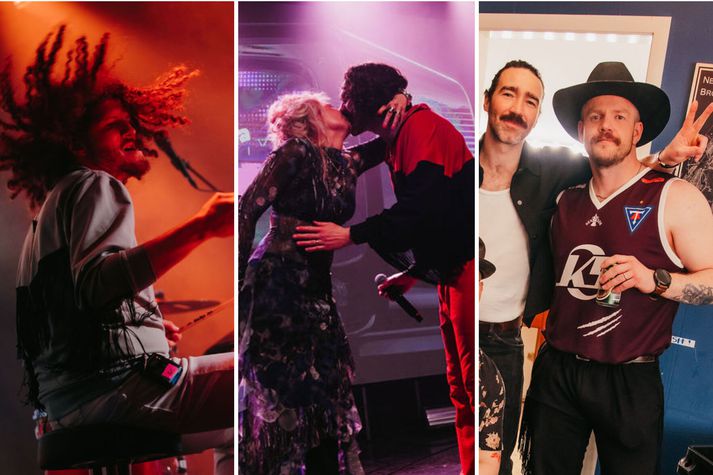 Stemningin var gríðarleg á tónleikum rapptvíeykisins Úlfs Úlfs.