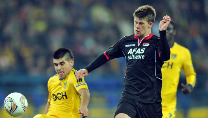 Jóhann Berg Guðmundsson í leik með AZ Alkmaar.