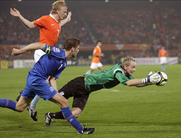 Gunnleifur hafði ekki mikið að gera í kvöld.