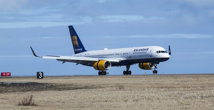 Mikil hreyfing var á hlutafé Icelandair í dag.