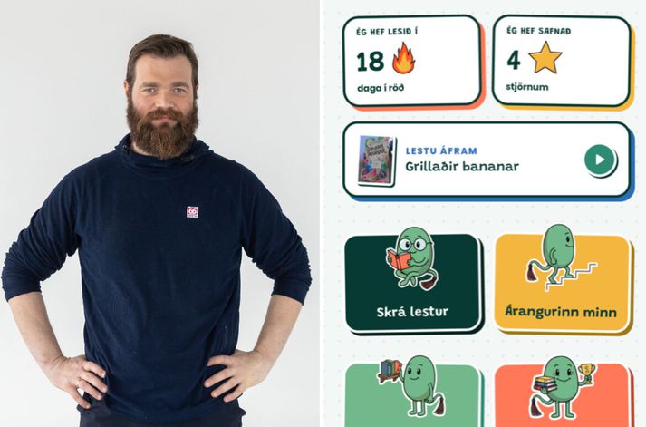 Jóhannes Haukur vill fá lestrarheftið aftur heim. 