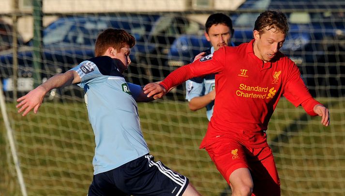 Leiva í leiknum með varaliðinu.