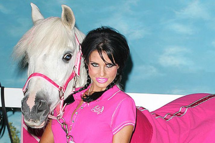Katie Price er þekktur hestaunnandi