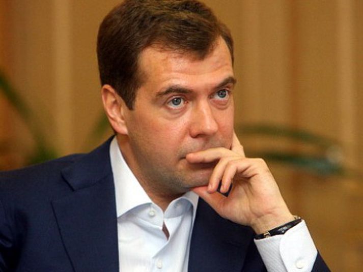 Dmitri Medvedev, forseti Rússlands. Mynd/AP