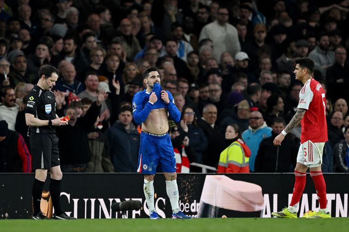 Þrátt fyrir að hafa misst Pedro Neto af velli var Chelsea nálægt því að skora jöfnunarmark undir lok leiks. 