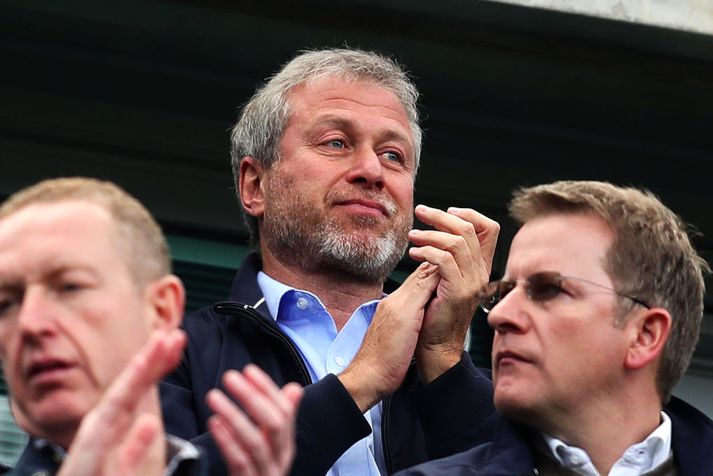 Abramovich á leik hjá Chelsea.