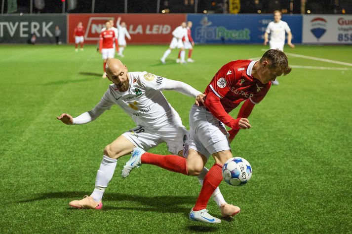 Kristinn Jónsson lét að sér kveða í kvöld.