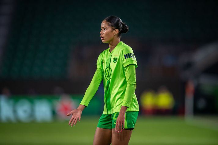 Sveindís Jane Jónsdóttir hefur ekki spilað eins mikið og hún hefði kosið með Wolfsburg í vetur.