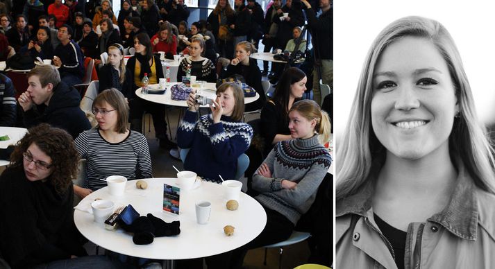 „Við erum mjög bjartsýn og vonumst til þess að fólk sjái að það sé kominn tími á nýjan meirihluta.“