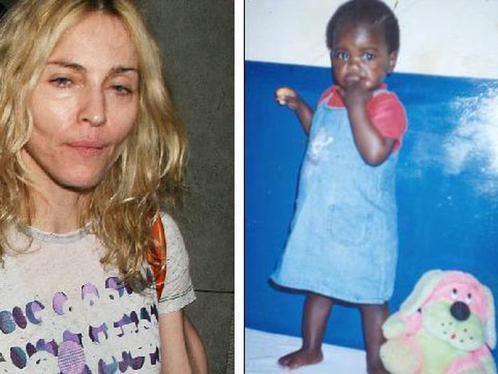 Madonna og Merci James.