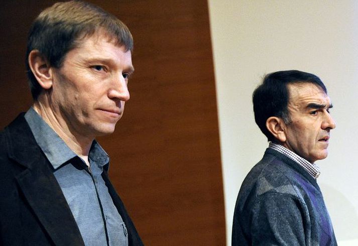 Talsmenn nýja flokksins, Rufi Etxebarria og Inigo Iruin. Mynd / Nordicphotos/AFP