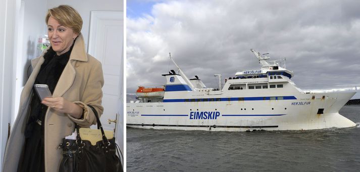 Hanna Birna Kristjánsdóttir innanríkisráðherra mun væntanlega leggja fram frumvarp um lög á kjaradeilu starfsmanna Herjólfs í dag.