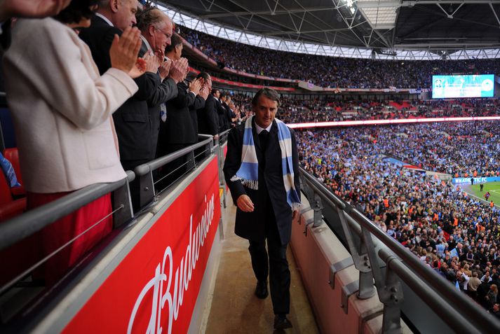 Roberto Mancini, fyrrum knattspyrnustjóri Manchester City.