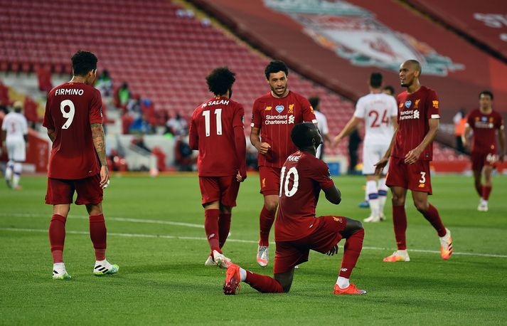 Liverpool átti ekki í neinum vandræðum með Crystal Palace í kvöld.