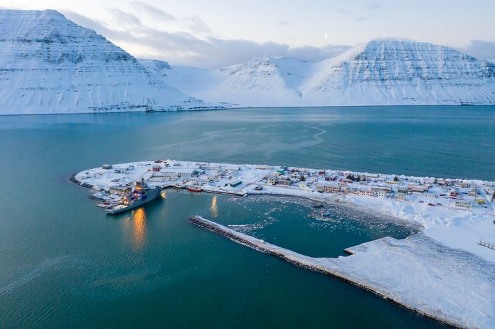 Flateyri við Önundarfjörð.