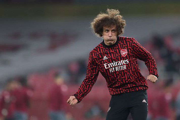 Það voru læti í kringum Luiz og Ceballos á æfingu Arsenal í síðustu viku.