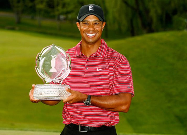 Tiger Woods hefur unnið mörg mót á ferlinum.