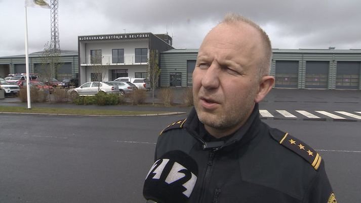 Sveinn Kristján Rúnarsson, yfirlögregluþjónn hjá lögreglunni á Suðurlandi.