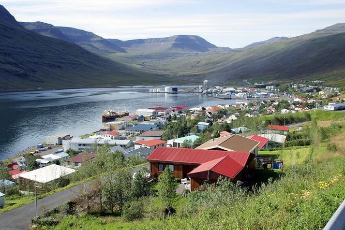 Íbúar Eskifjarðar fengu veður af örlítilli hitabylgju í nótt.