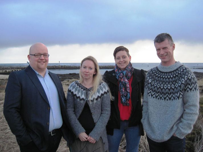 Fjögur efstu á listanum: Már Ingólfur Másson, Guðríður Ester Geirsdóttir, Eyrún Björg Magnúsdóttir og Viðar Helgason.