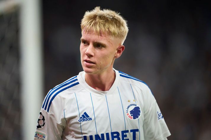 Hákon Arnar Haraldsson var á skotskónum fyrir FCK í kvöld.