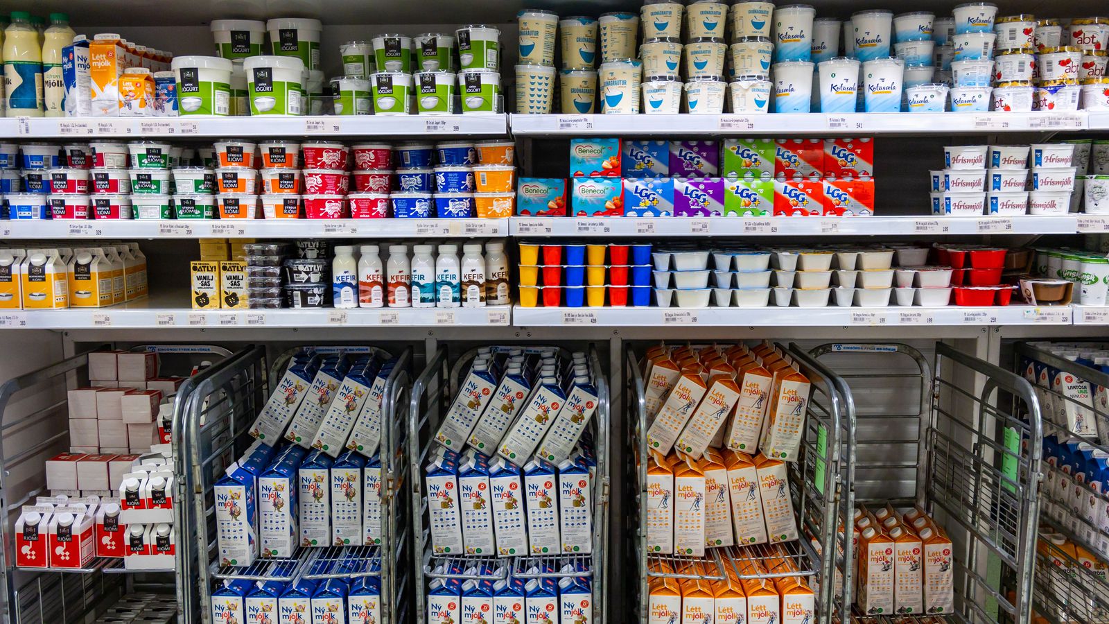 Nærri sjö­tíu pró­sent neyslukörfunnar hækkað um meira en fjögur pró­sent