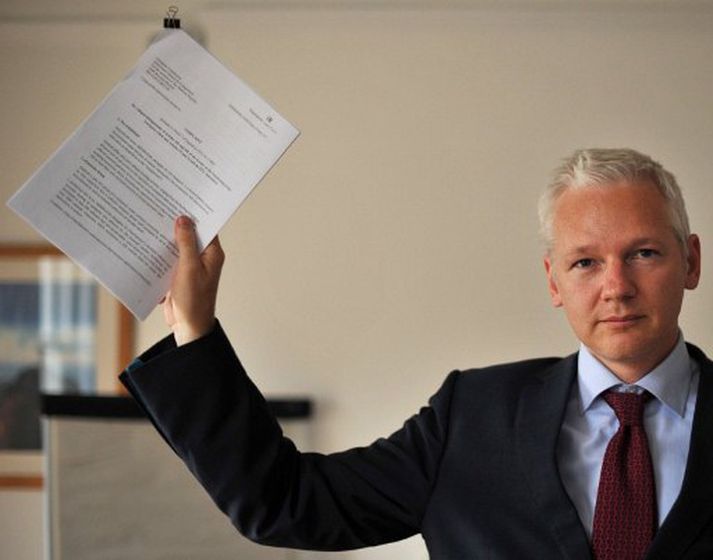 Julian Assange er stofnandi WikiLeaks.