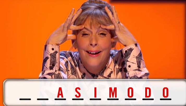 Mel Giedroyc er umsjónamaður þáttarins.